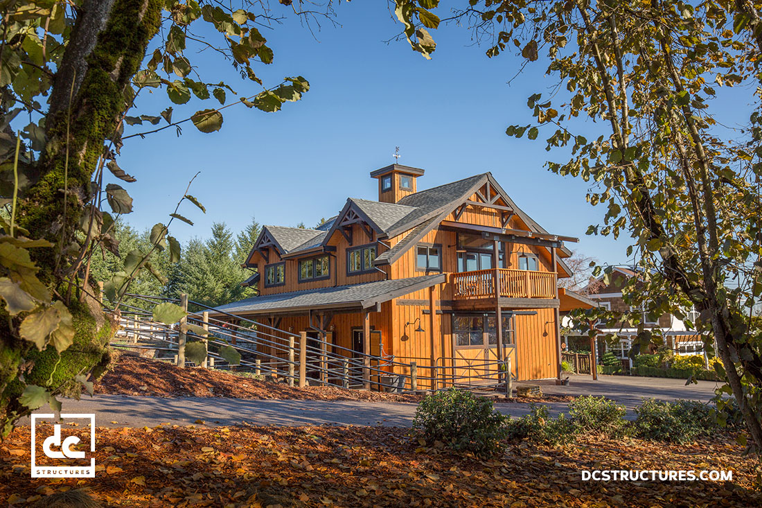 post and beam barn home