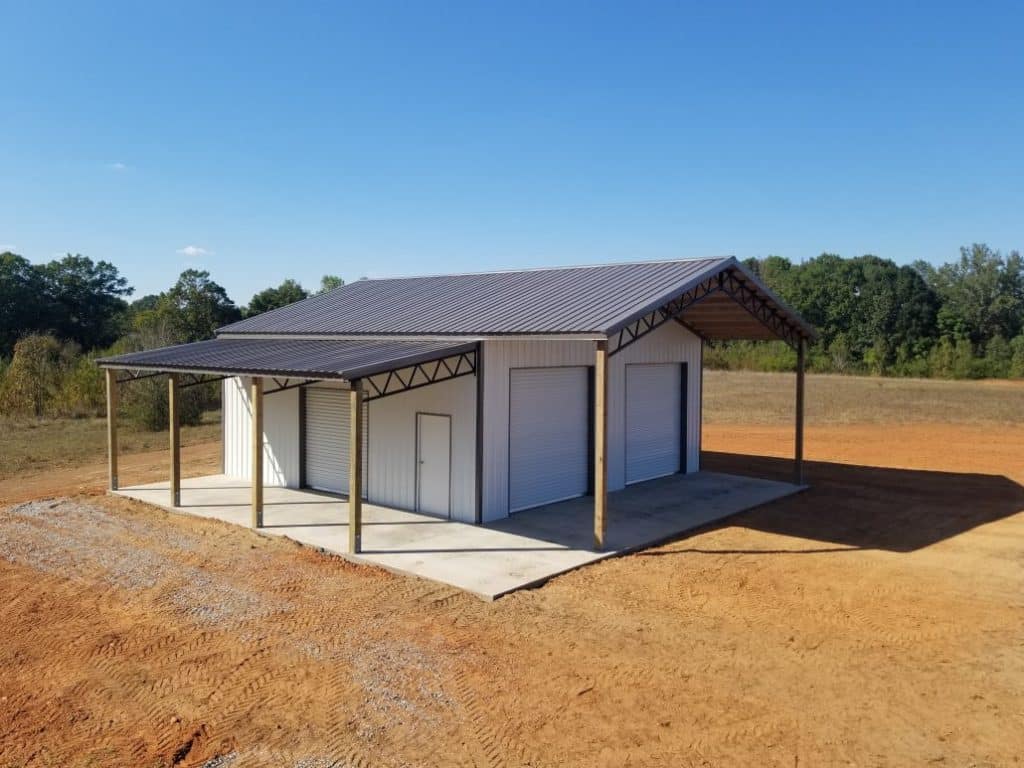 30x40 pole barn garage