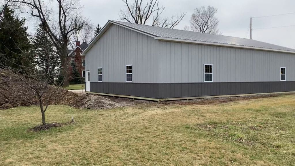 40x60 pole barn garage